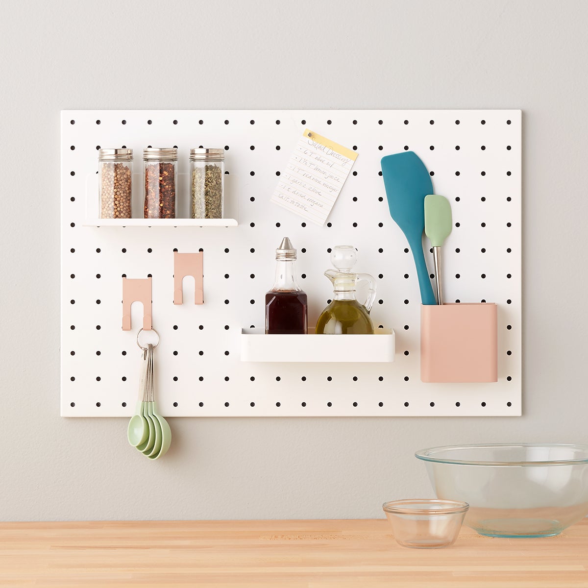 Bello Long Pegboard Bin The Container Store