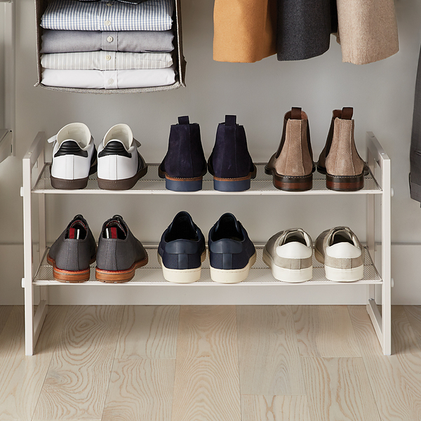 ELVARLI Shoe shelf, white, 31 1/2x14 1/8 - IKEA