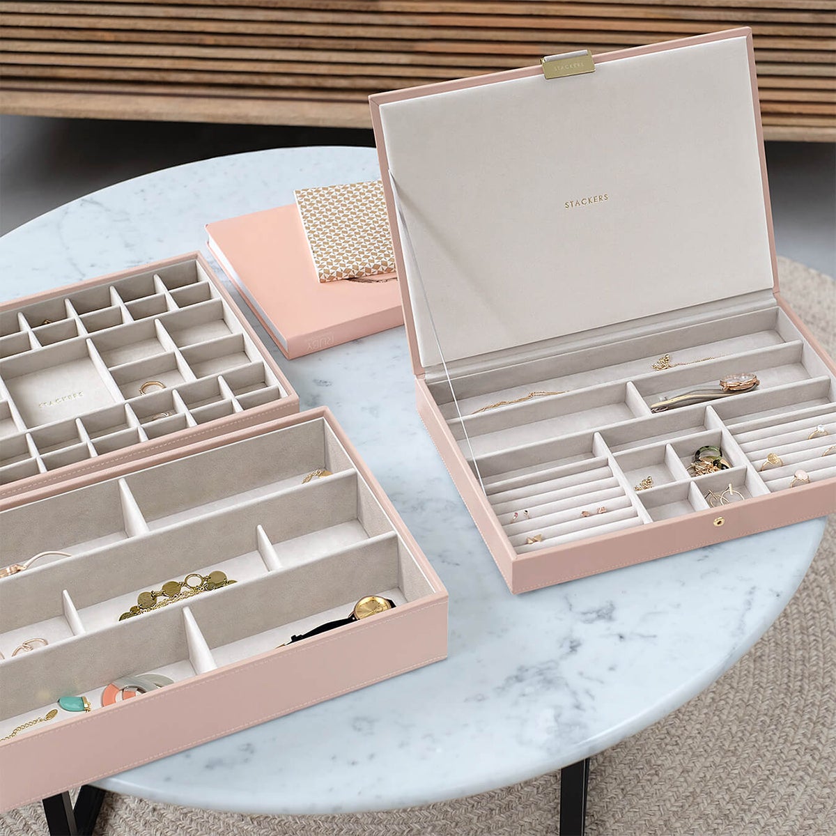 Stackers Supersize Jewelry Box Set of 3 The Container Store