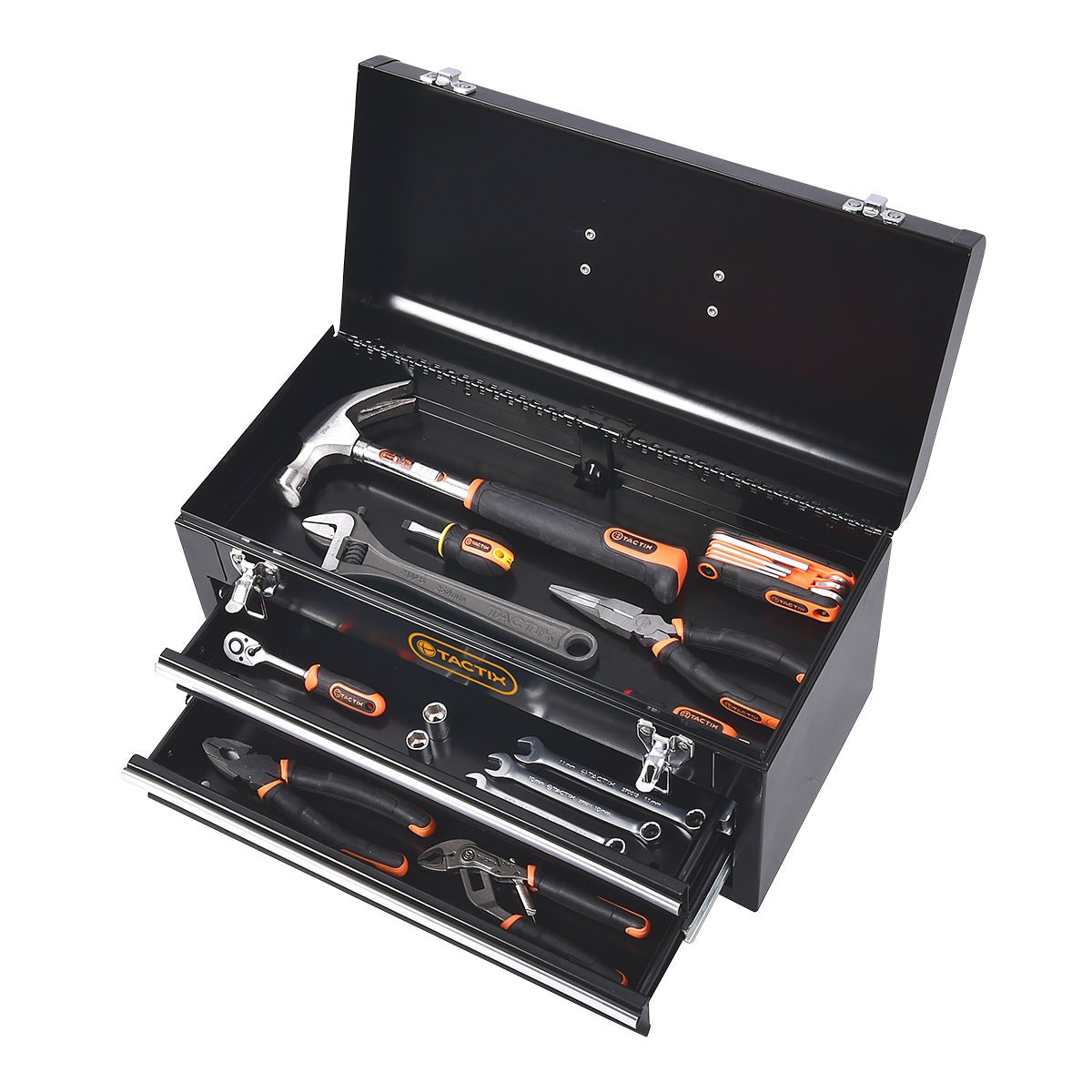 Tactix 2 Drawer Steel Tool Box The Container Store