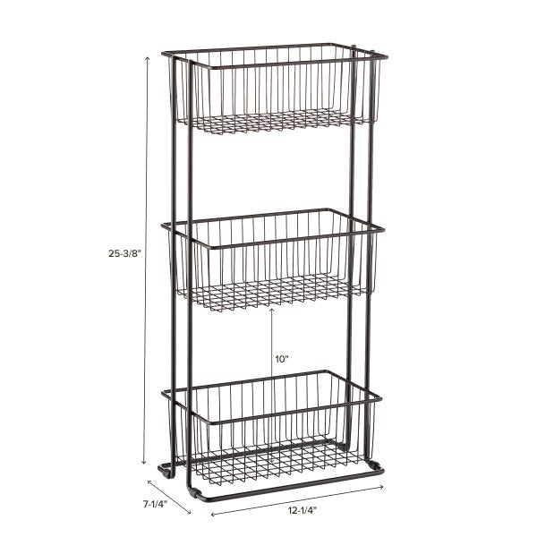 3Tier Shelf Basket Tower The Container Store