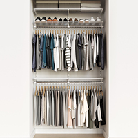 Elfa Classic 4' Closet Kit | The Container Store