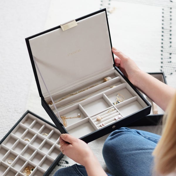 Stackers Classic Jewelry Box Set of 3 The Container Store