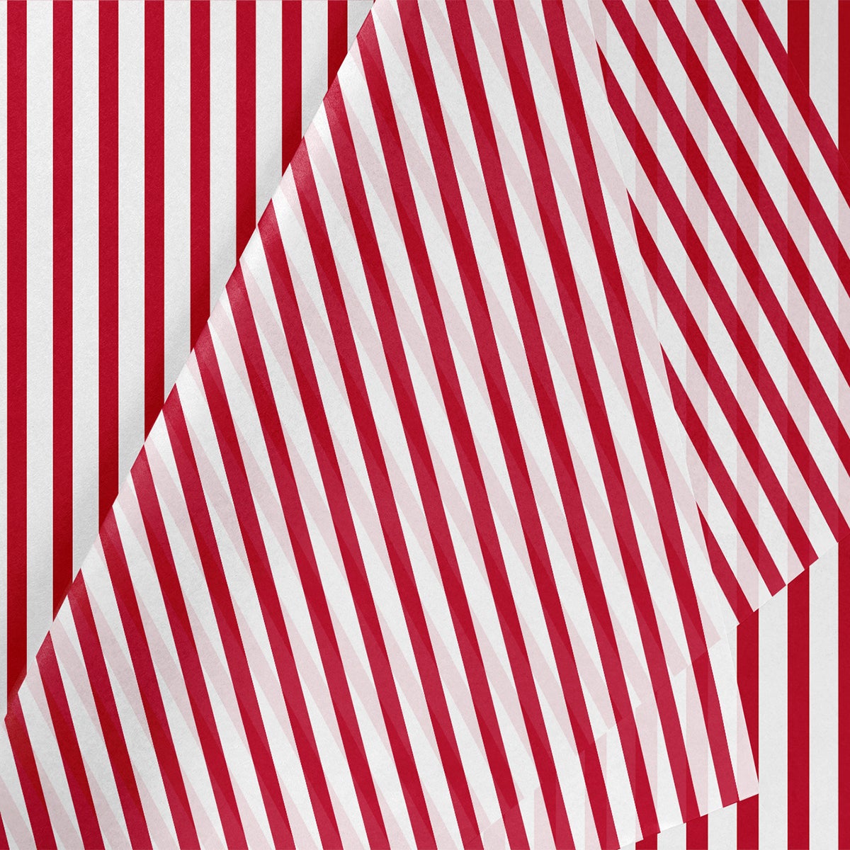 Red & White Stripes Tissue