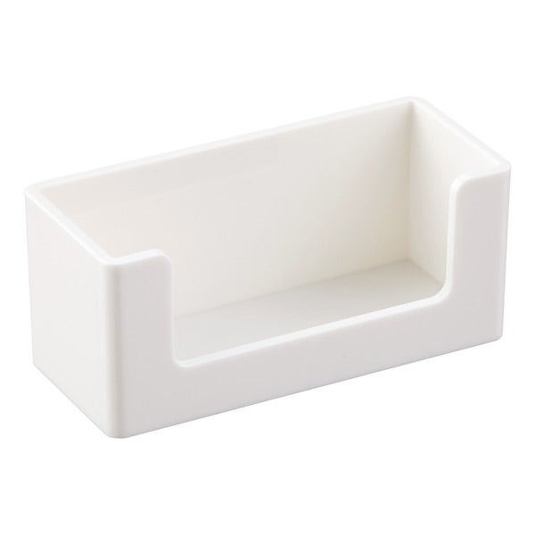 Poppin White Business Card Holder