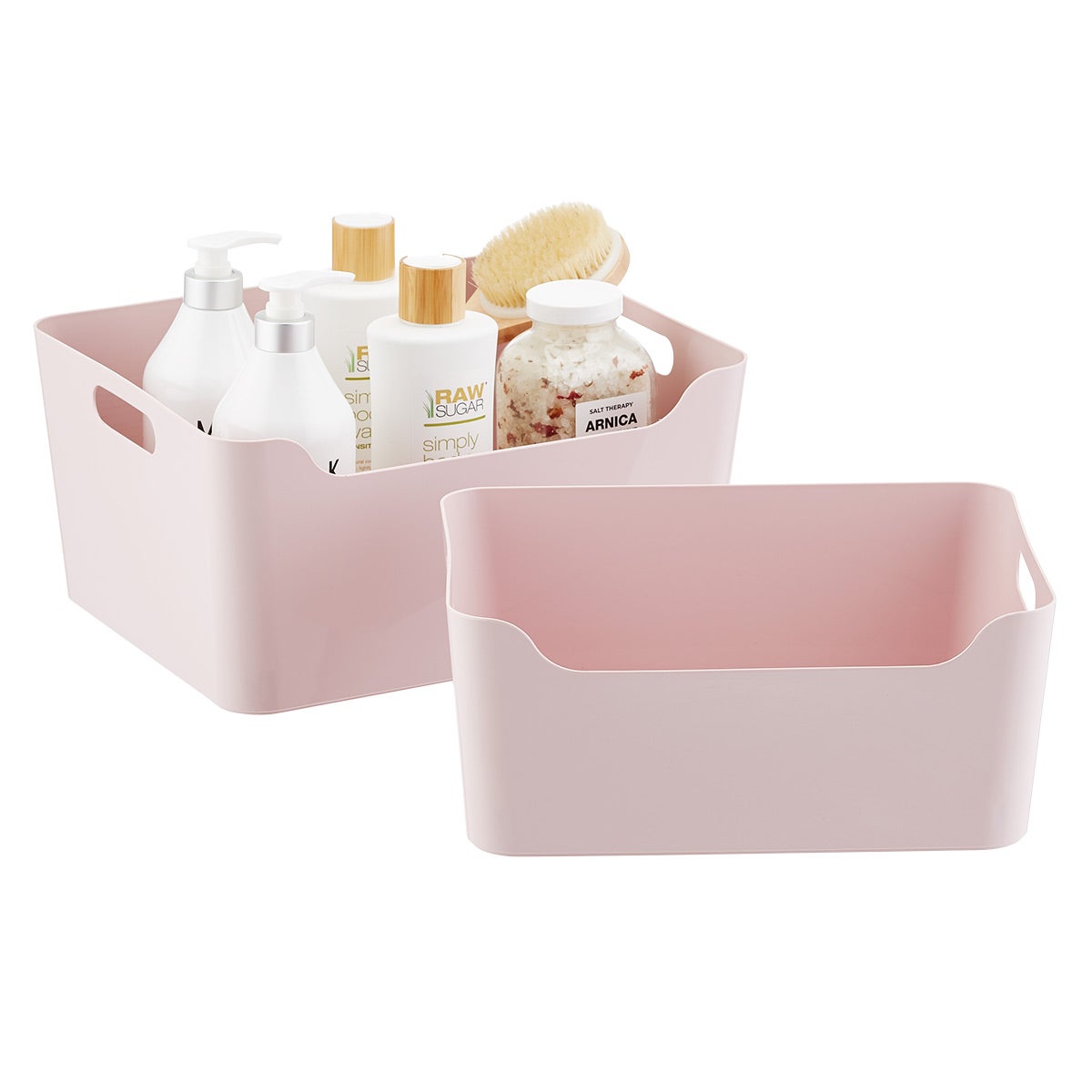 Plastic Storage Bins with Handles The Container Store