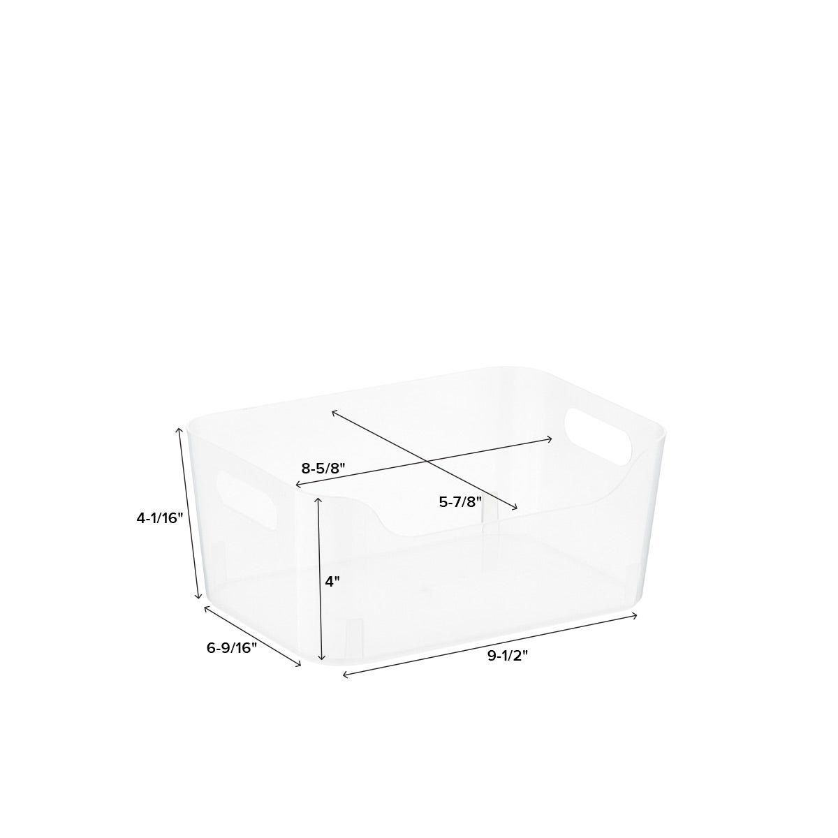 Plastic Storage Bins with Handles The Container Store