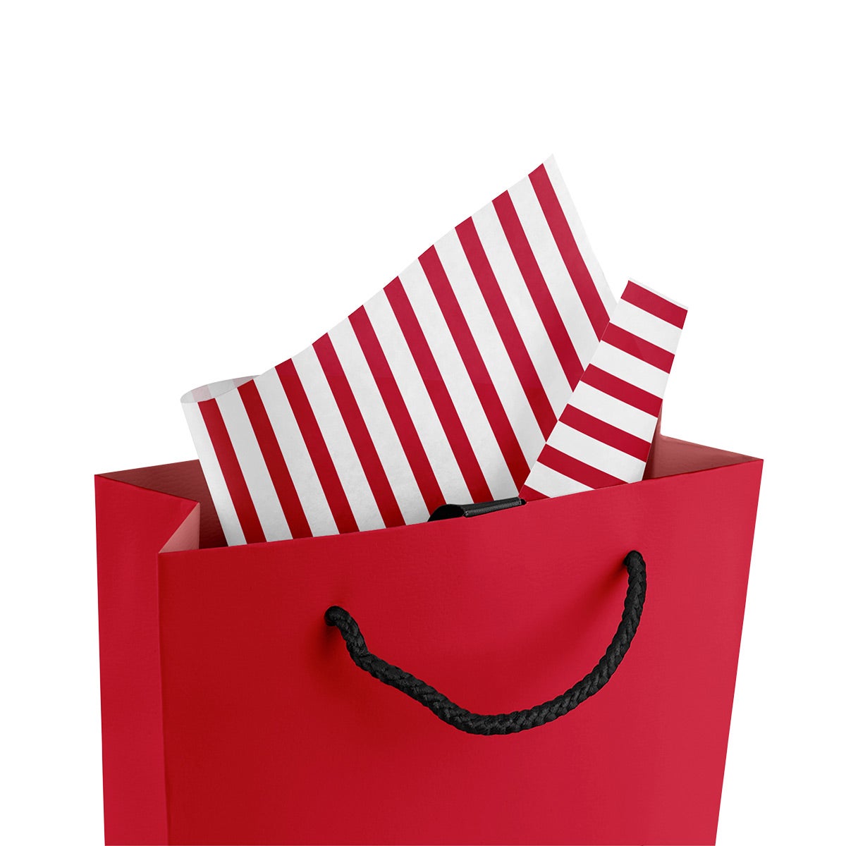 Red & White Stripes Tissue