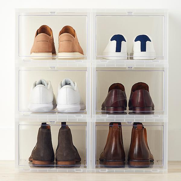 Drop-Front Shoe Box Case of 6 (large)