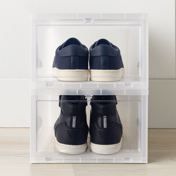 DropFront Shoe Boxes The Container Store