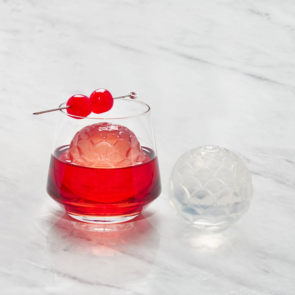 Cocktail Ice Tray Sphere The Container Store