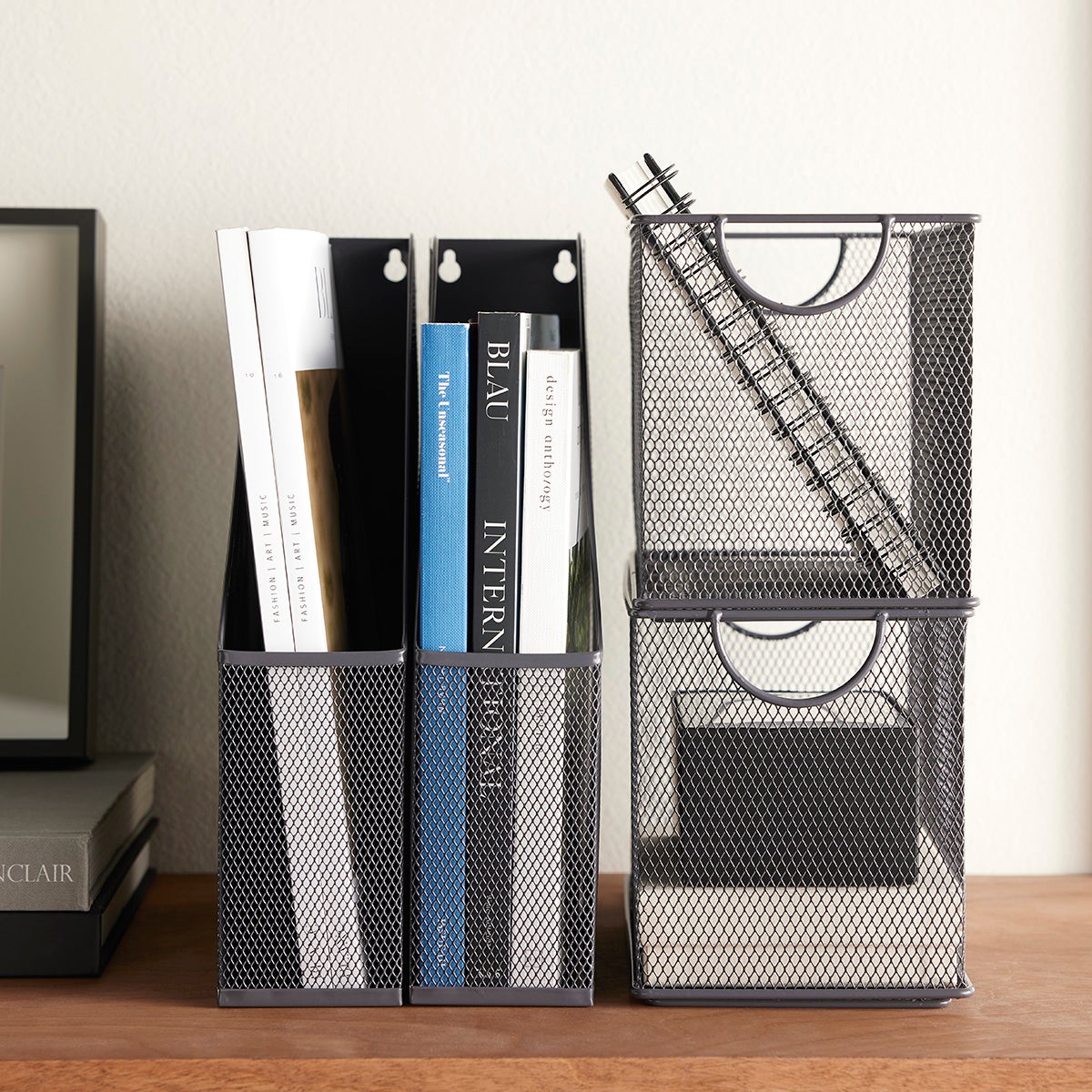 Mesh Magazine Holder The Container Store
