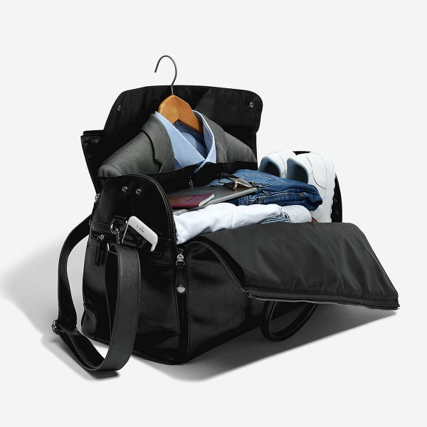 Stackers Weekender Garment Bag The Container Store