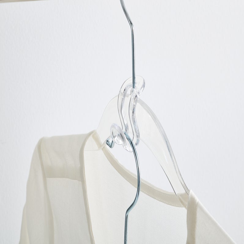 Clear Slim Hangers The Container Store