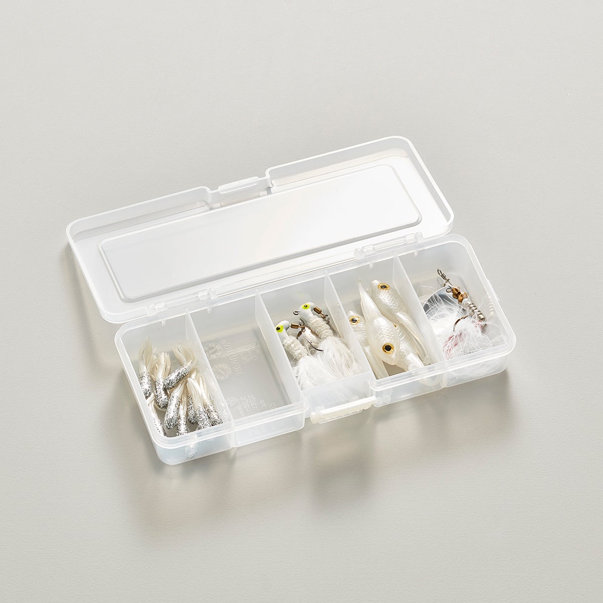 Small 5-Compartment Box Translucent