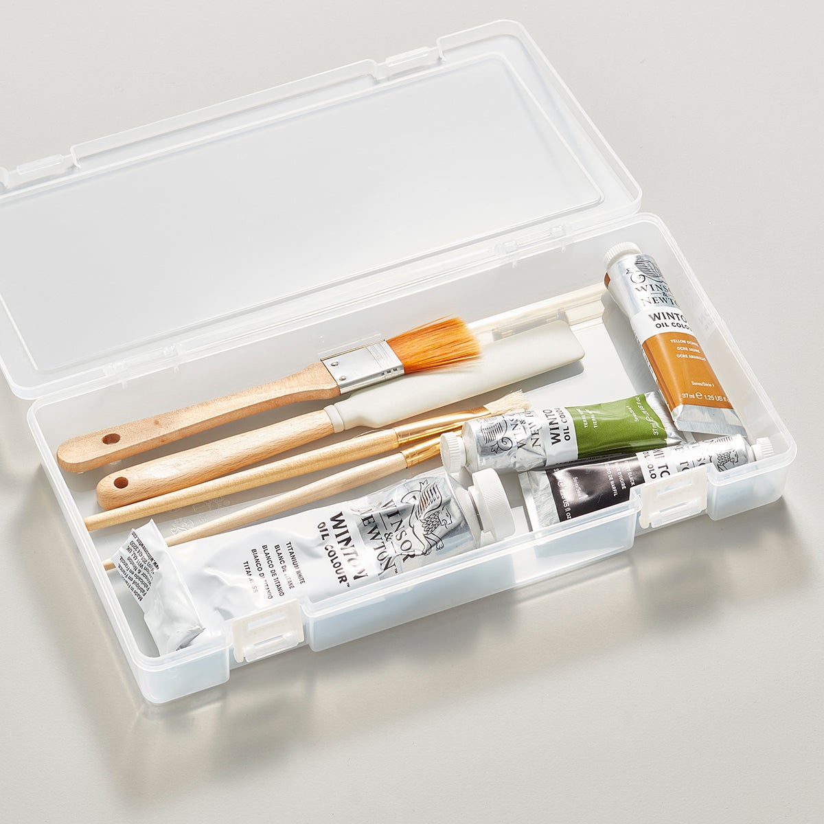 Large 1-Compartment Box Translucent