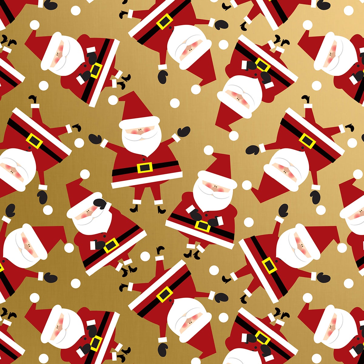 Dancing Santa Wrapping Paper