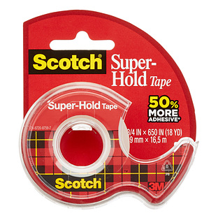 3M Scotch Super Strength Packaging Tape with Dispenser