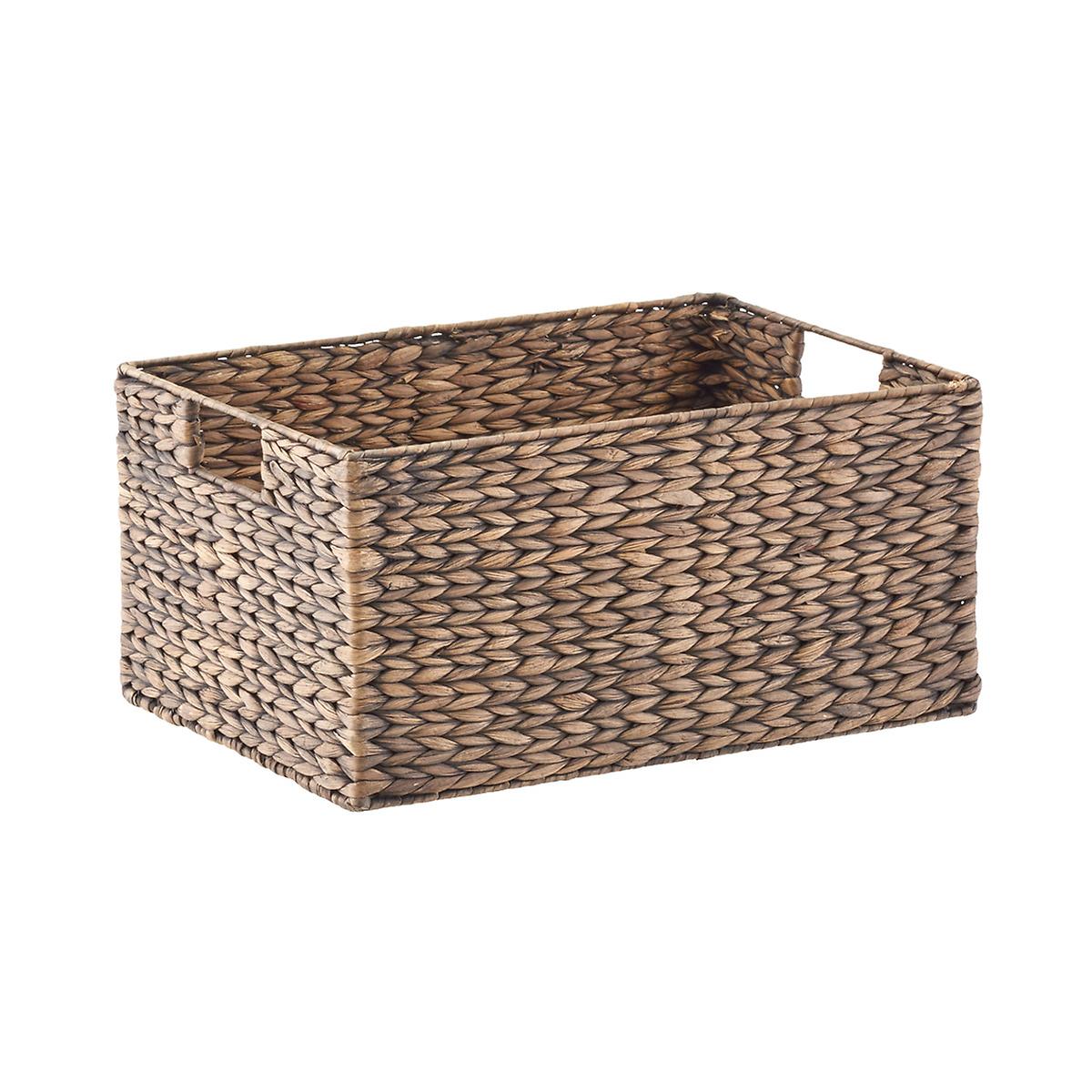 Water Hyacinth Storage Bins with Handles | The Container Store