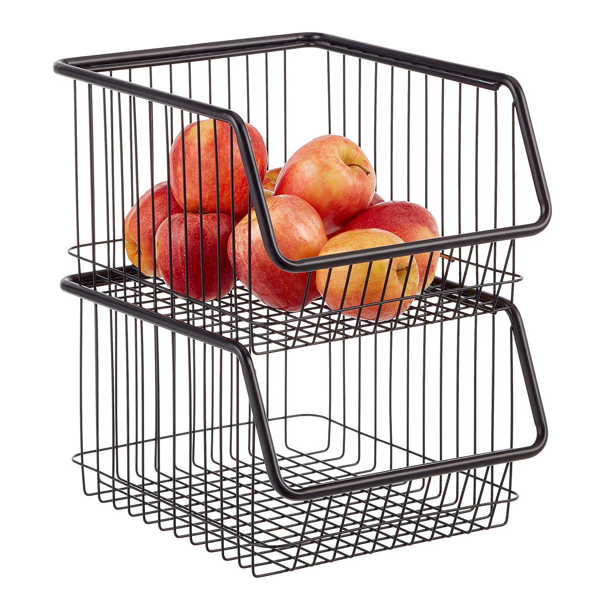 Stacking OpenFront Wire Bin The Container Store