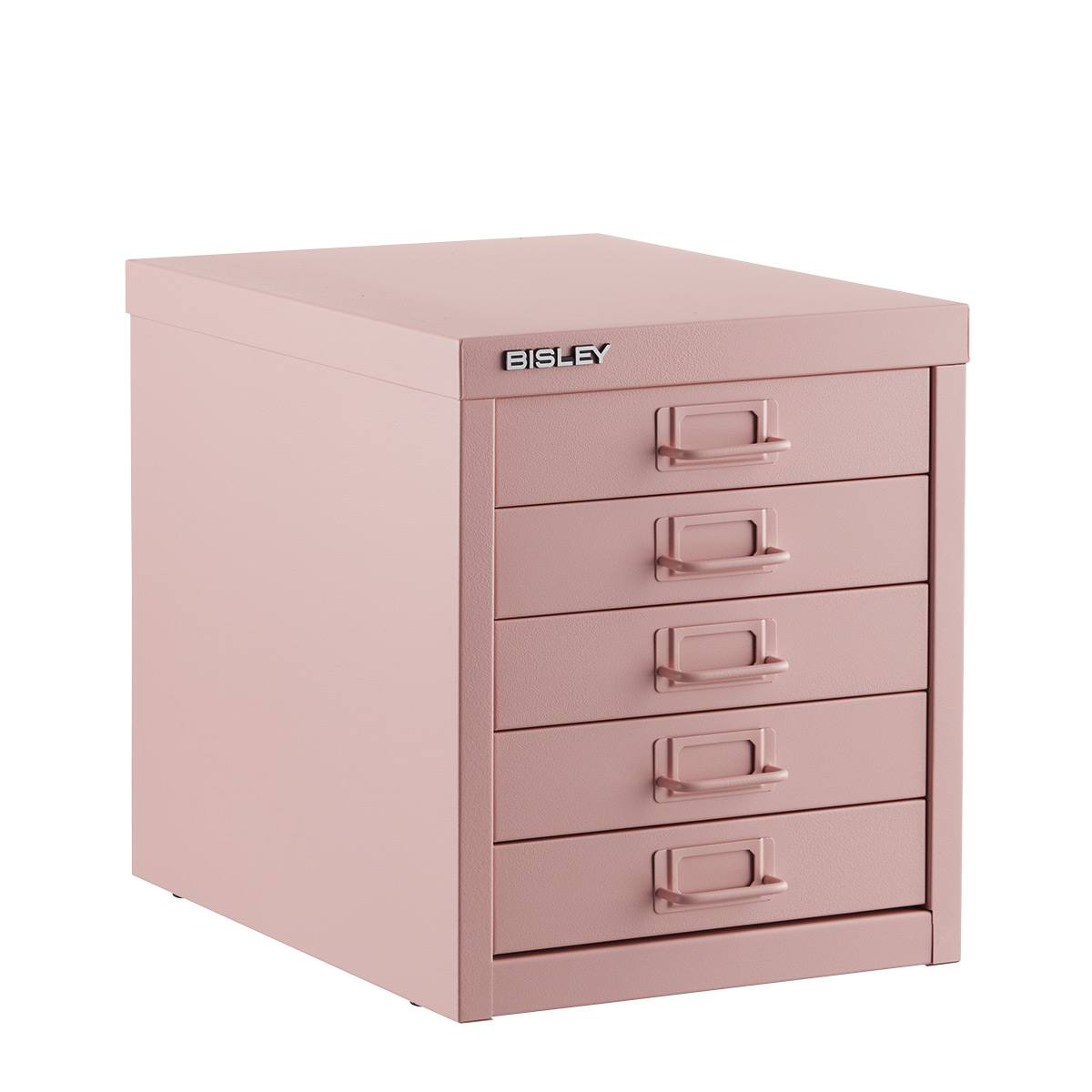 Bisley 5-Drawer Cabinet Blush Pink