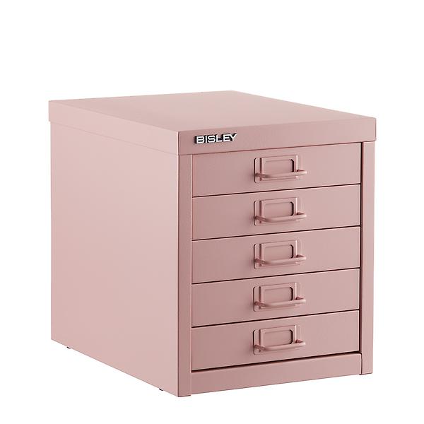 Bisley 5-Drawer Cabinet - Dark Teal - 11 x 15 x 13 H - Each