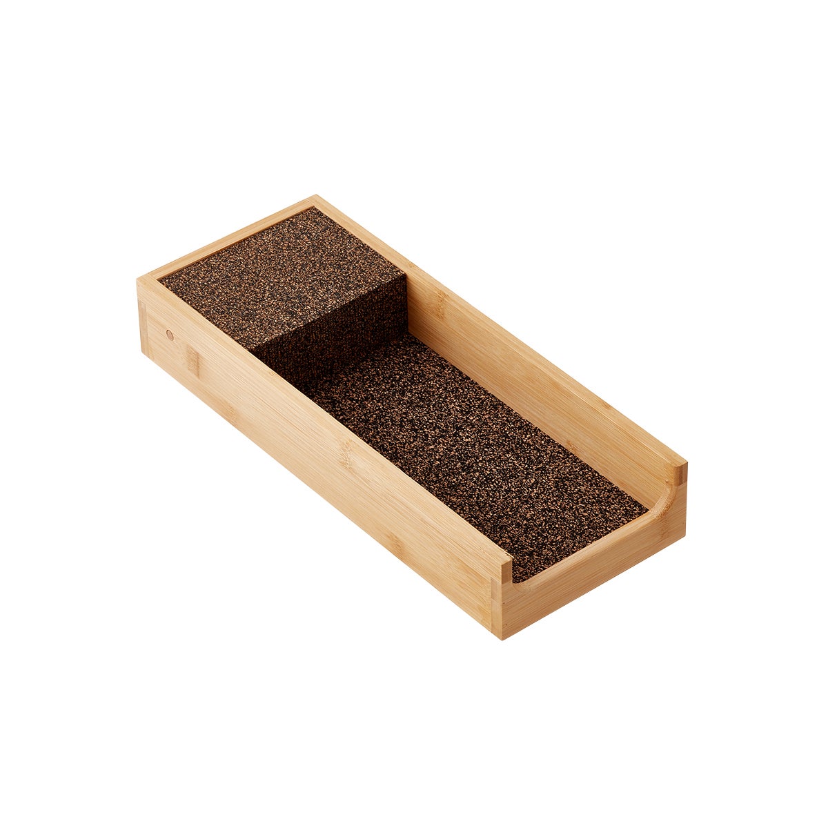 knifedock small bamboo in drawer knife dock