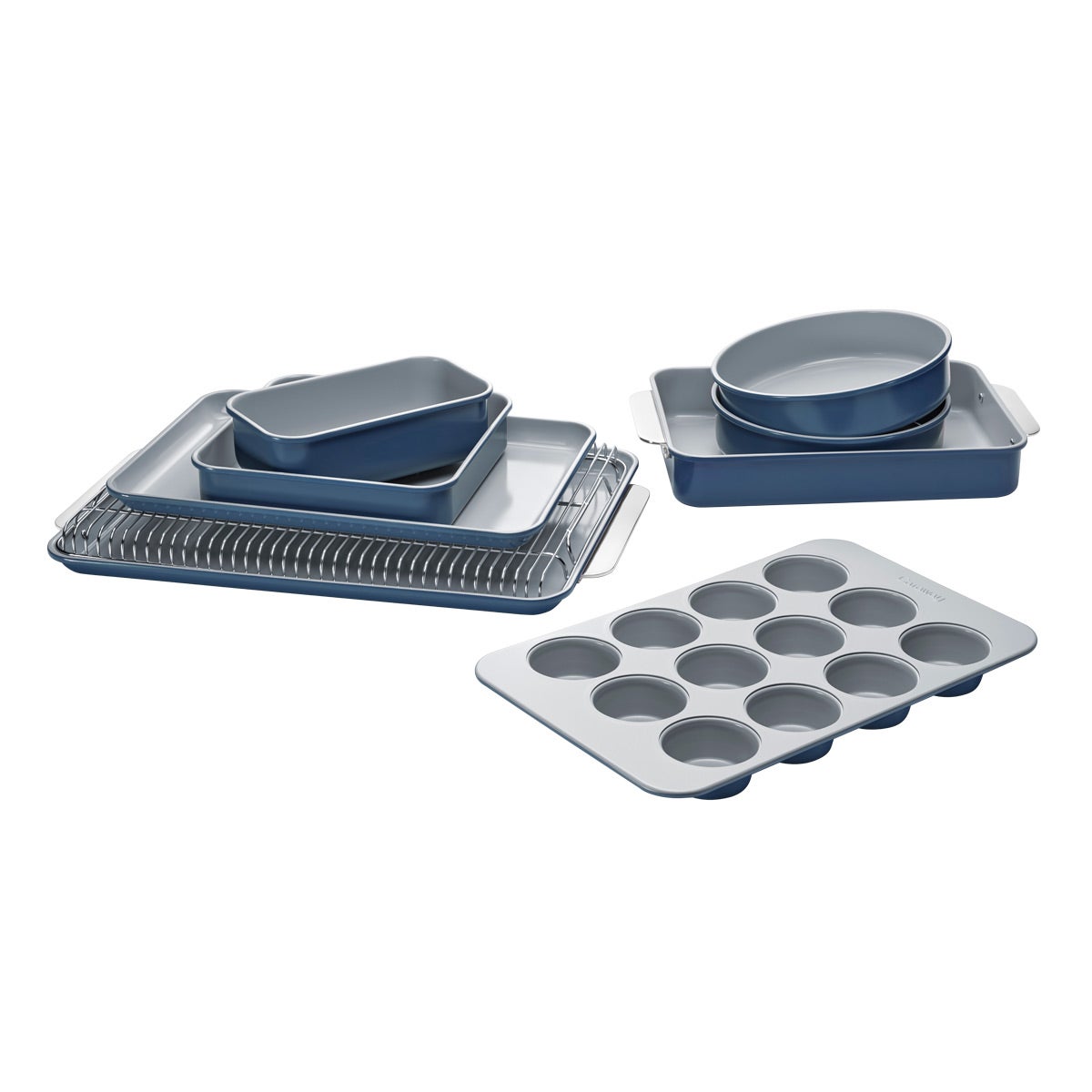 Caraway Home NonToxic NonStick 11Piece Bakeware Set The Container