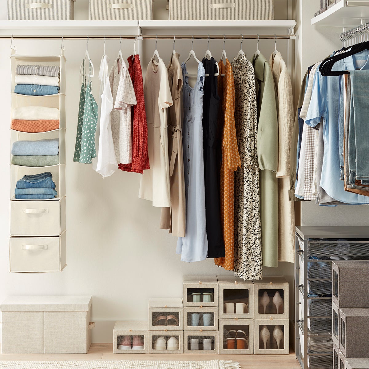 Hanging Wide Closet Organizers The Container Store