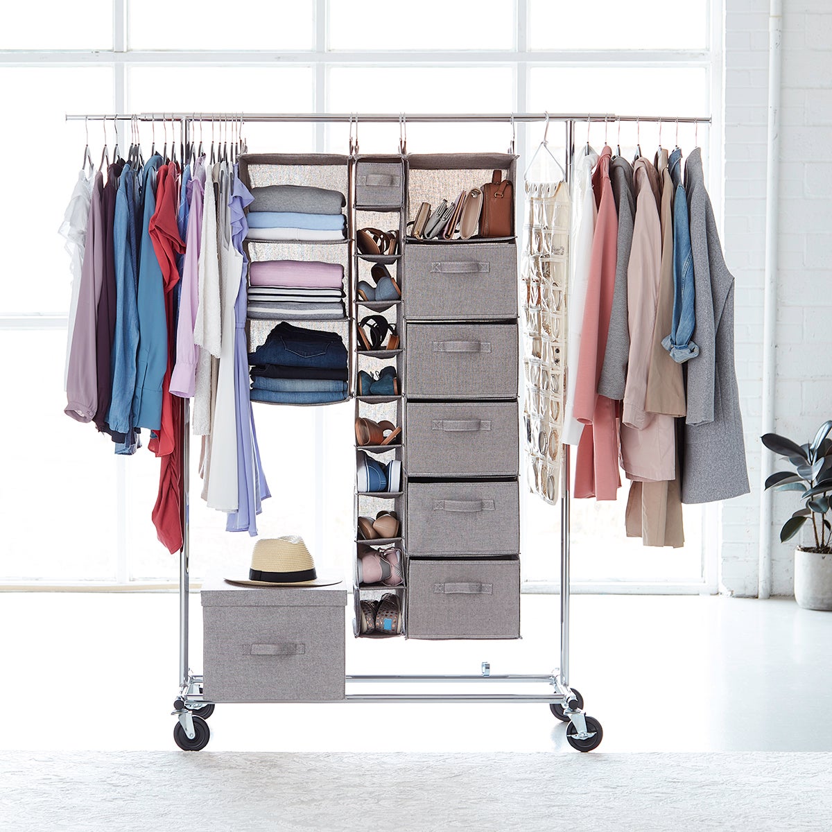 Hanging Wide Closet Organizers The Container Store