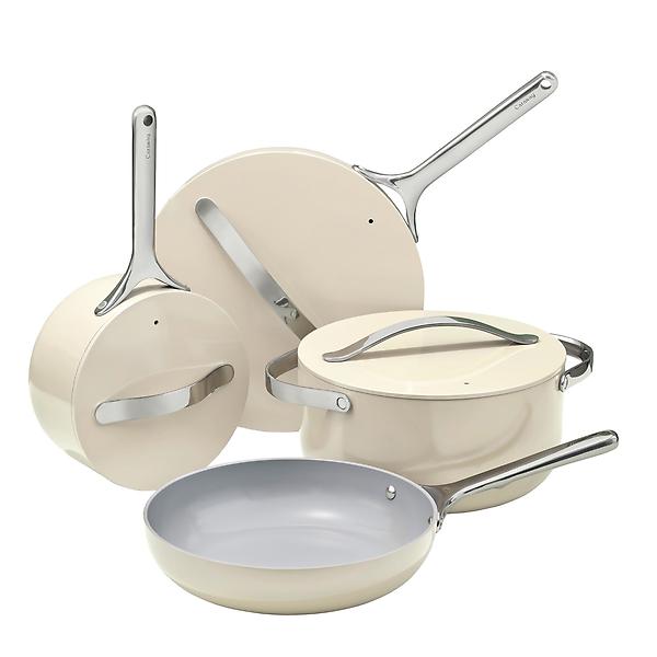 Caraway Home NonToxic NonStick Ceramic 12Piece Cookware Set The