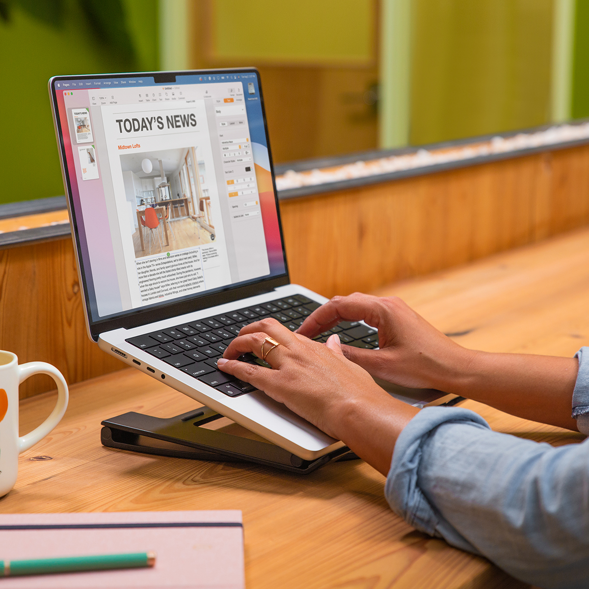 container store laptop stand