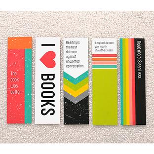 Bookworm Bookmark Set of 5