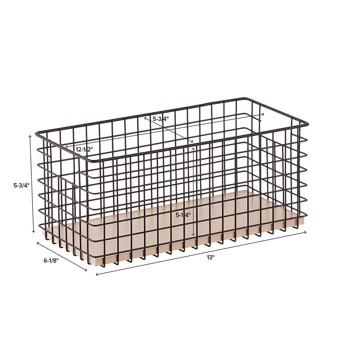 Maddox Wire Grid Bins | The Container Store