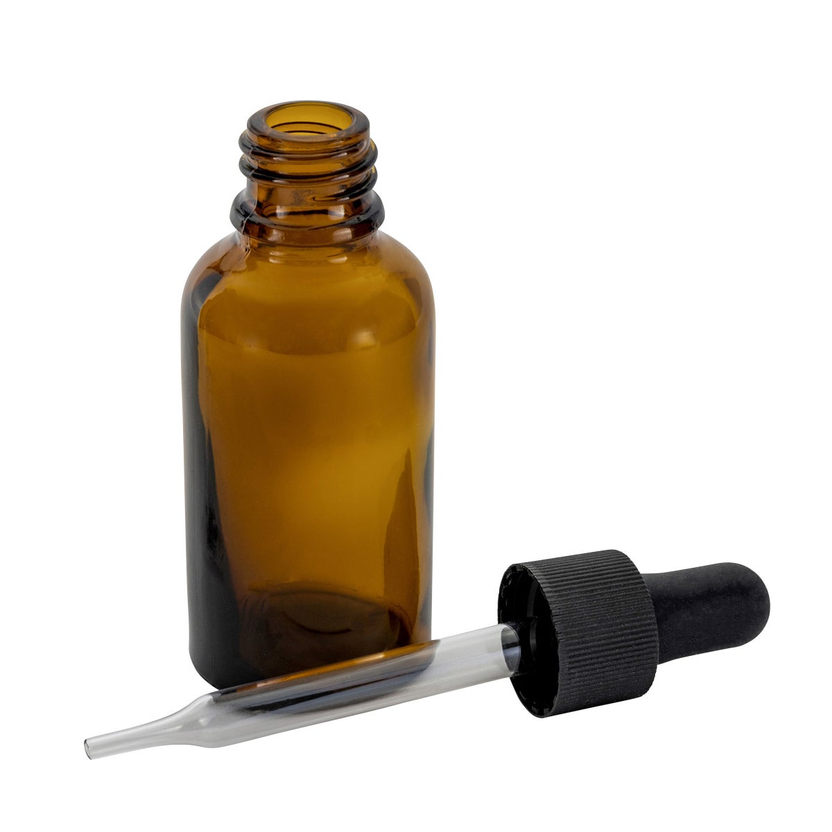Amber Glass Bottles with Glass Droppers