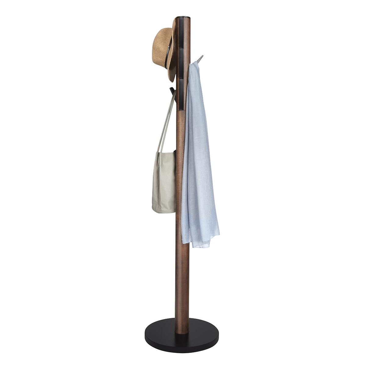 Umbra Walnut Flapper Coat Rack | The Container Store