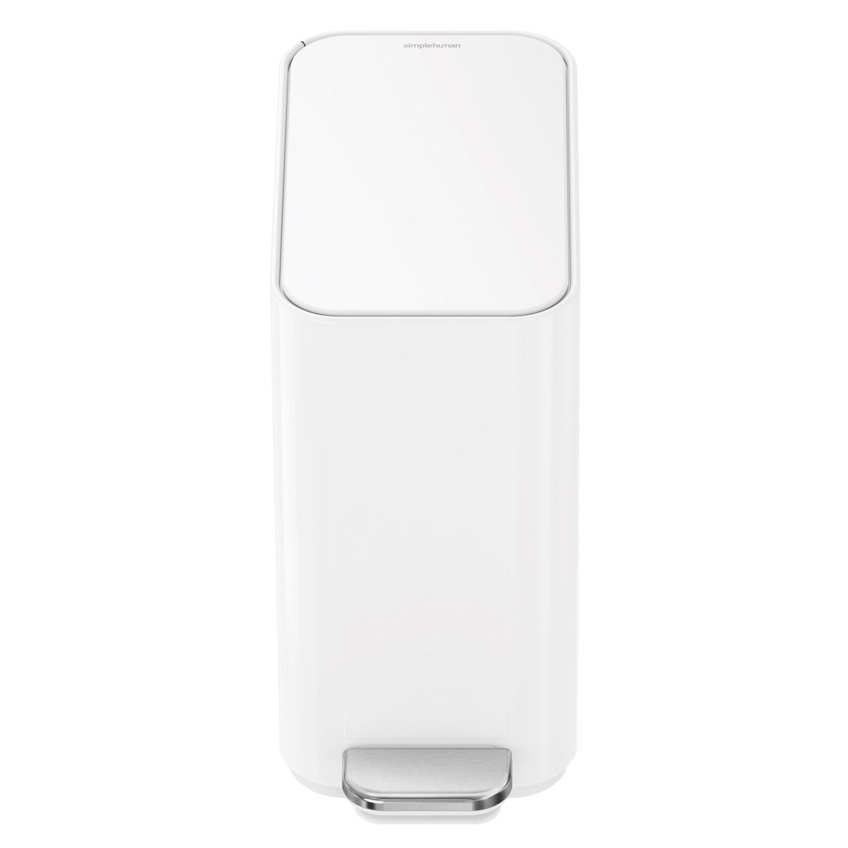 simplehuman Slim Step 1.3 Gallon Steel Trash Can The Container Store