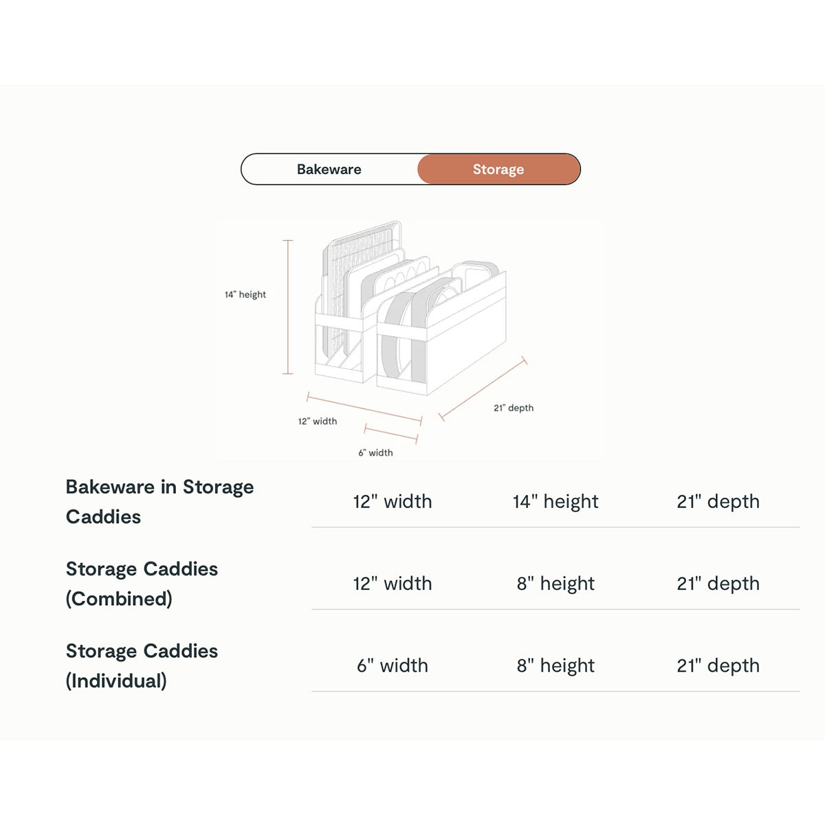 Caraway Home NonToxic NonStick 11Piece Bakeware Set The Container
