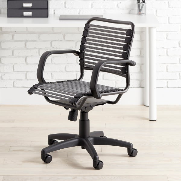 Flat Bungee Office Chair with Arms The Container Store