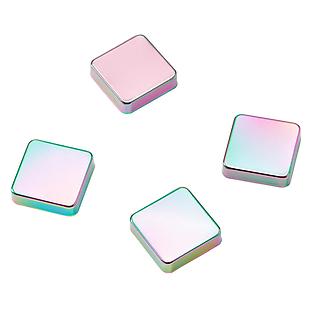 Three by Three Iridescent Snap! Strong Magnets