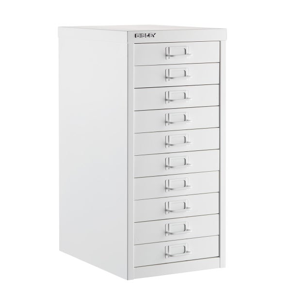 Bisley White 8 & 10Drawer Collection The Container Store