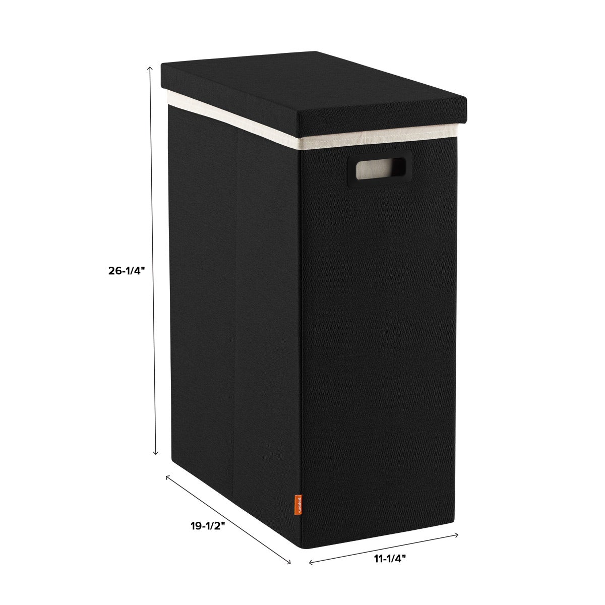 Linen Poppin Laundry Hamper with Lid The Container Store