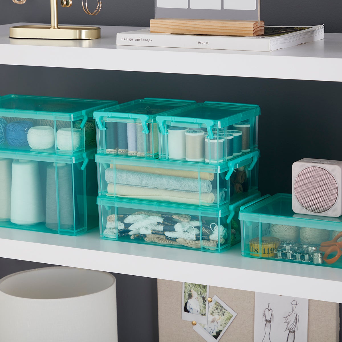 Clear Latch Boxes The Container Store