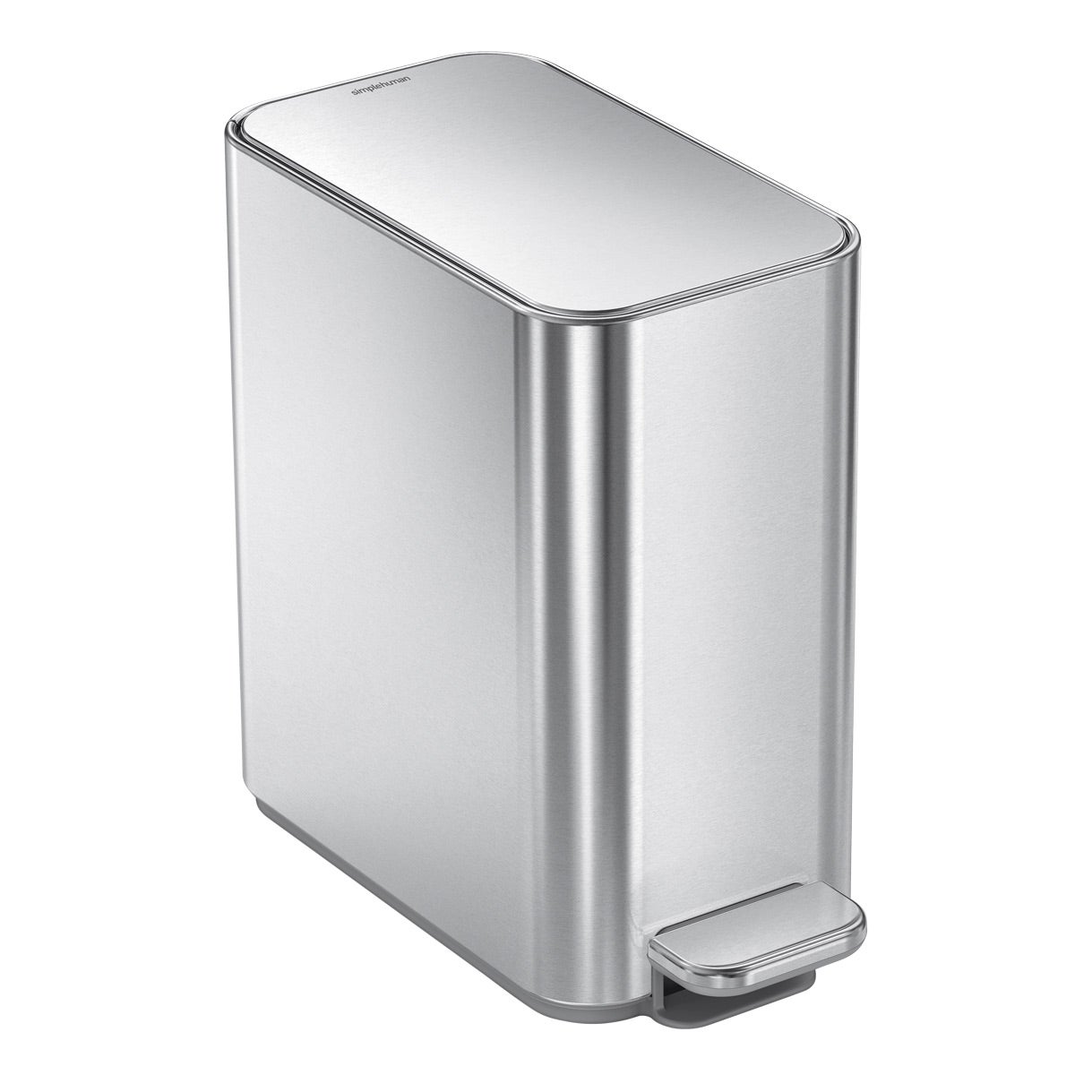 simplehuman 1.3 gal./5 ltr. Slim Step Can Stainless Steel