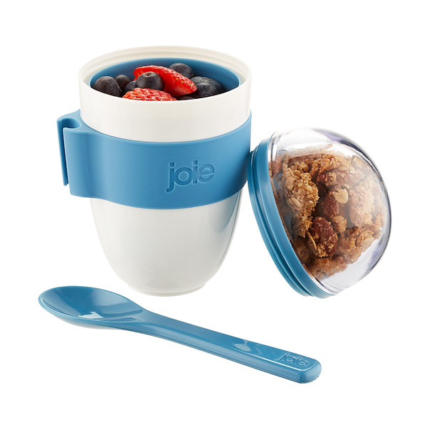 Asobu YO2GO 12oz Yogurt Container with Granola compartment Blue