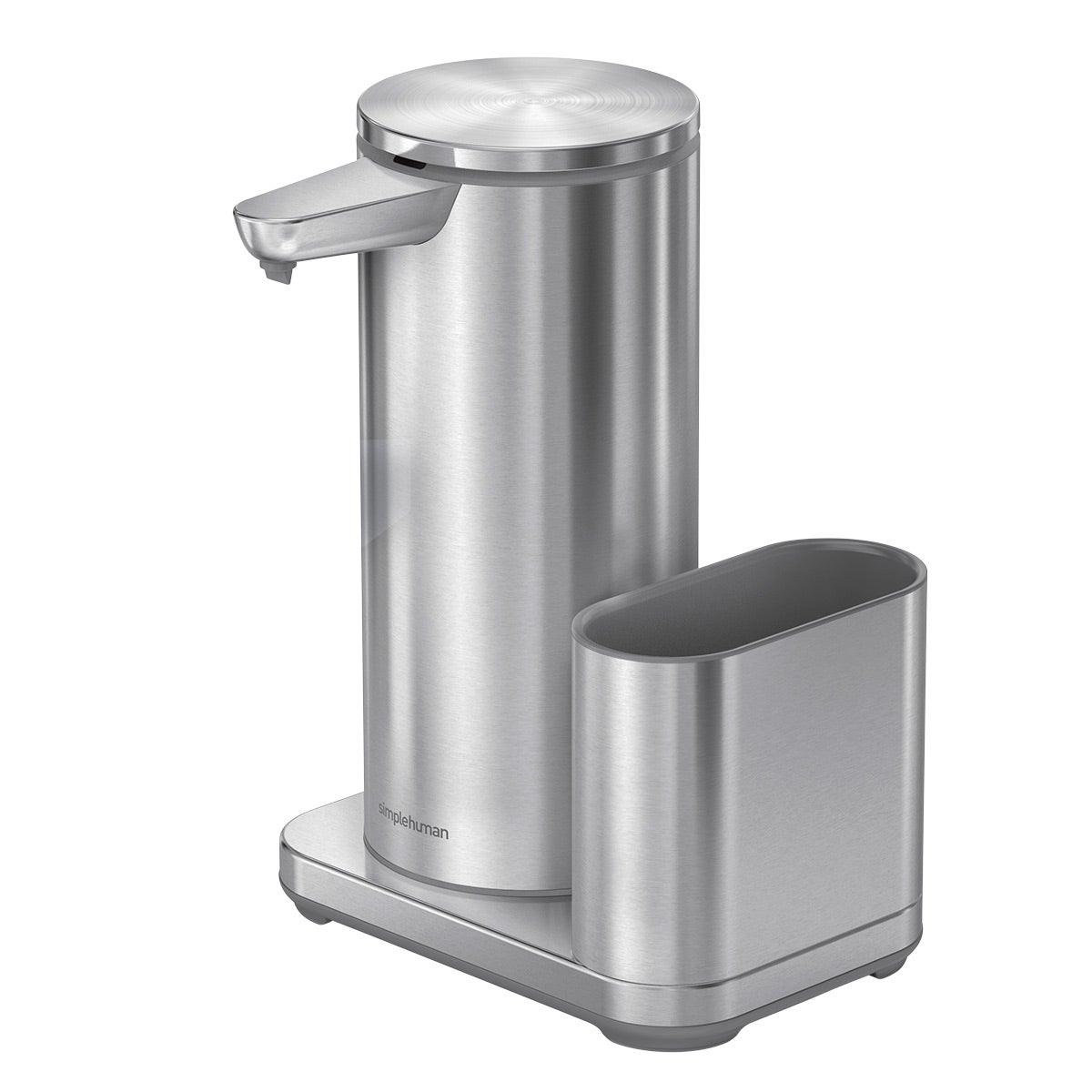 simplehuman 14 oz. Rechargeable Soap Pump w/ Caddy Stainless Steel
