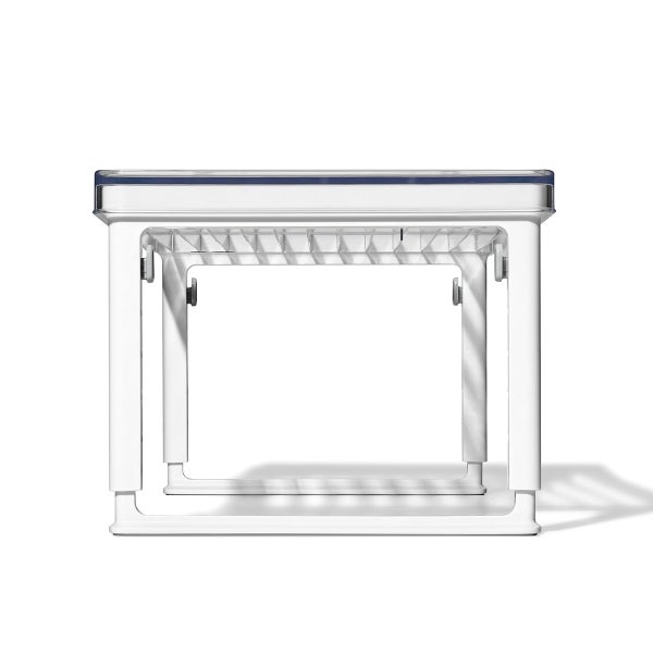 OXO Good Grips Adjustable Refrigerator Shelf Riser The Container Store