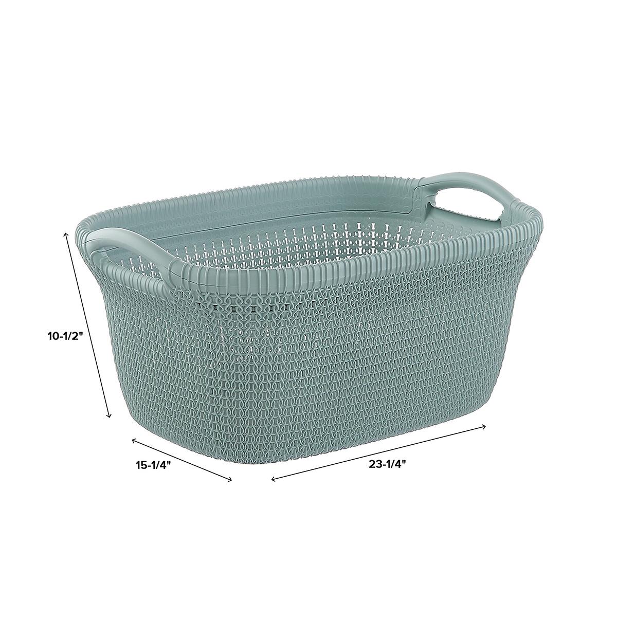 Curver Knit Laundry Basket The Container Store