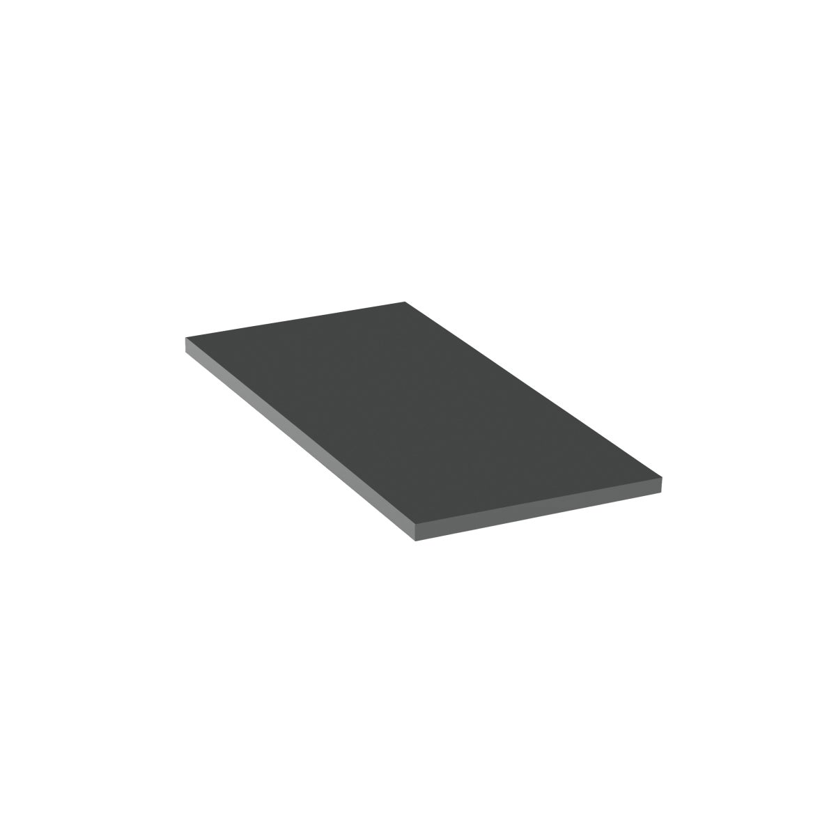 Elfa Classic 10" X-Narrow Melamine Top Slate