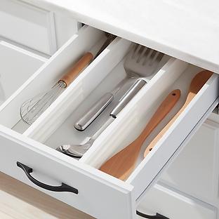 TOPHAVEN Drawer Organizer. Adjustable, Expandable White Drawer Dividers for  Clothes, Office Supplies, Utencils, Tools and More Drawer Divider Price in  India - Buy TOPHAVEN Drawer Organizer. Adjustable, Expandable White Drawer  Dividers for
